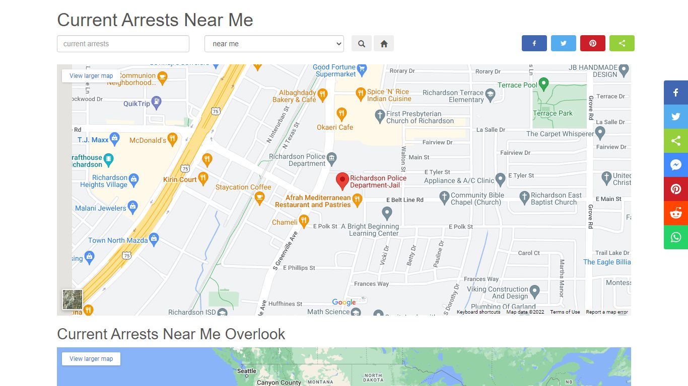 Current Arrests Near Me