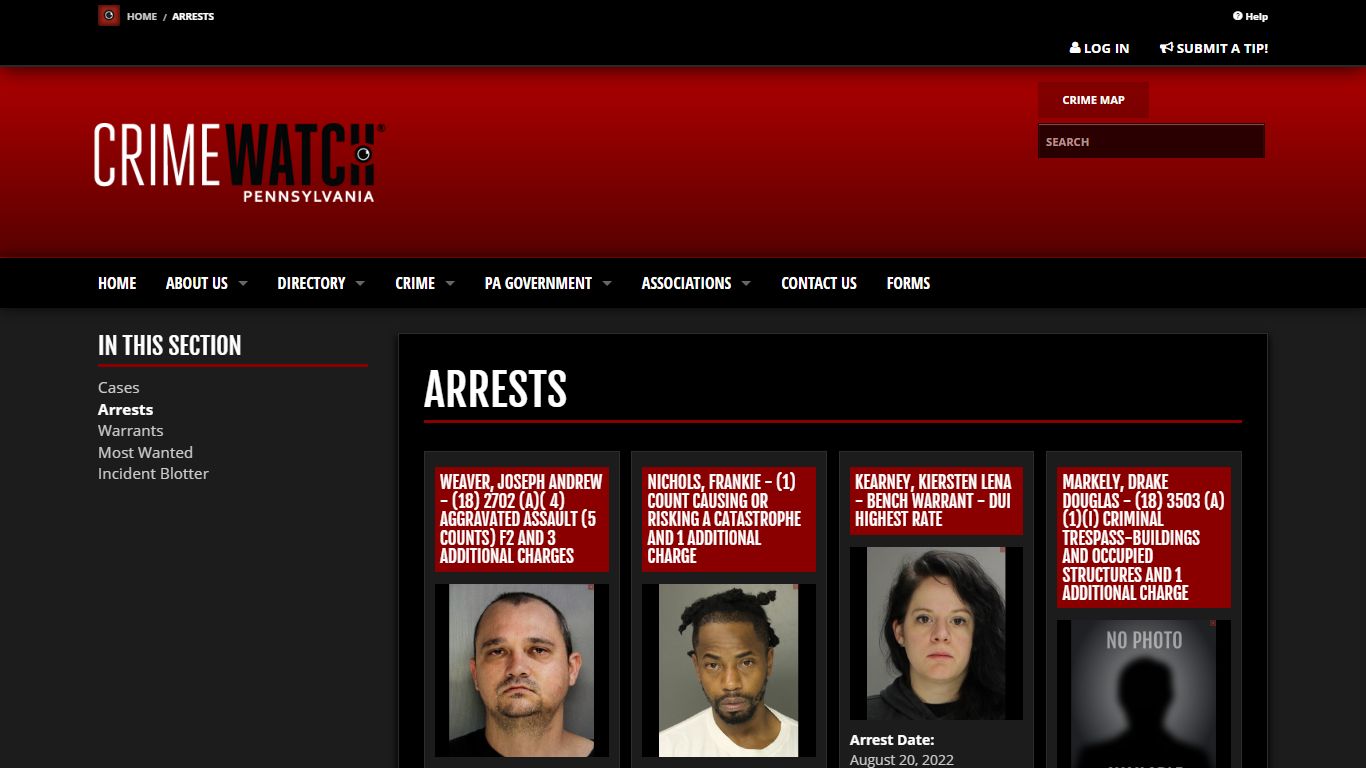 Arrests | CRIMEWATCH